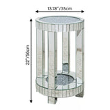 Prism End Tables - Chic And Functional For Any Room 22''H x 14''D x 14''L