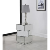 Lustre End Tables - Stylish Accent For Bedroom, Living Room 26''Height x 22''depth x 22''length