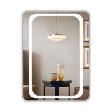 Triple LED Flat Wall Mirror With Radiant LED Lights Anti - Fog