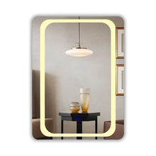 Triple LED Flat Wall Mirror With Radiant LED Lights Anti - Fog