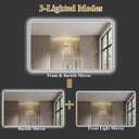 PureLite Aluminium Framed Led Mirror Color Dimmable Light, Defogger