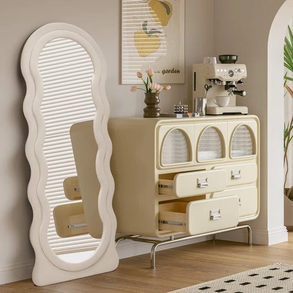 Modern Carve Craft Design Wall Mirror Full-Length Mirror Standing | Hanging Mirror for Bedroom - Dressing Room 63''x24''inches