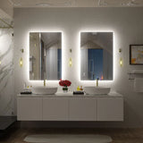 Bungalow Mercer Simple &amp; Modern Back LED Lighted Anti-Fog Bathroom/Vanity Mirror
