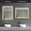 Lucent Led Mirror Three Color Dimmable Light, Defogger
