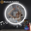 Claro Led Mirror Three Color Dimmable Light, Defogger