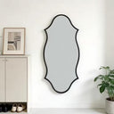 Modern Art Wooden Frame Wall Mirror