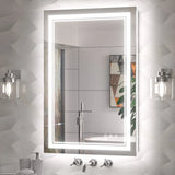 Bungalow Mercer LED Bathroom Mirror with Frontlit and Backlit, 3 Colors Temperature &amp; Dimmable Light