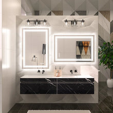 Bungalow Mercer LED Bathroom Mirror with Frontlit and Backlit, 3 Colors Temperature & Dimmable Light