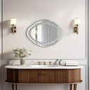Cloud-Shaped Rhinestone Wall Mirror