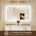 Lucent Led Mirror Three Color Dimmable Light, Defogger