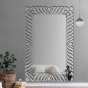 Ornate Luxe Modern Wall Mirror
