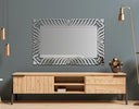 Ornate Luxe Modern Wall Mirror