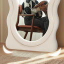 Wavy wall mirror