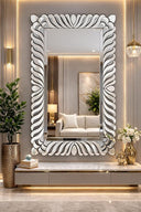Ornate Luxe Modern Wall Mirror