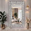 Ornate Luxe Modern Wall Mirror