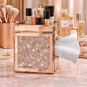 Rose Gold Tissue Box and Makeup Holder