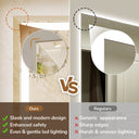 Lucent Led Mirror Three Color Dimmable Light, Defogger