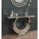 Glass Top Console Table
