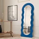 Wavy wall mirror