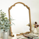 Ahnaish Gold Arch Modern Wall Mirror