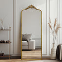 Arched Antique Ornate Full Length Mirror