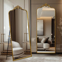 Arched Antique Ornate Full Length Mirror
