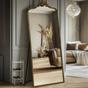 Arched Antique Ornate Full Length Mirror