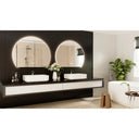 Arto Arch Led Mirror Three Color Dimmable Light, Defogger
