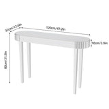 Velora Modern Mirrored Console Table – Glam Accent Table with Beveled Glass Finish for Living Room or Entryway 48Lx13Dx30H inch