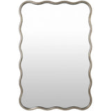 Metal Wall Mirror- Stylish Design For Bedroom and Living Room 36x24 inches