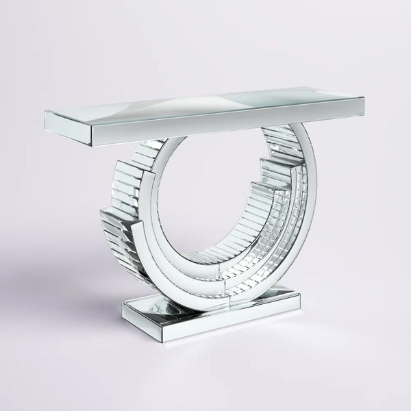 Multi- Purpose Console Table - Elegant  Stunning Geometry Design For Bedroom ,Living Room, and Bathroom 31.34'' H X 45.27'' W X 15.6'' D