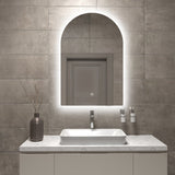 Chrystal LED Backlit Frameless Lighted Bathroom Vanity Mirror for Wall With Triple LED
