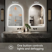Chrystal LED Backlit Frameless Lighted Bathroom Vanity Mirror for Wall With Triple LED