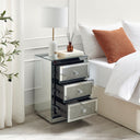 Diamond Crushed Side Table
