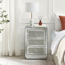 Diamond Crushed Side Table