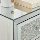 Diamond Crushed Side Table