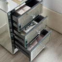 Diamond Crushed Side Table