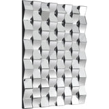 3D Statement Wall Mirror - Contemporary Style For Bedroom And Living Room 31x43inch