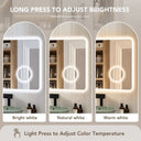 Lucent Led Mirror Three Color Dimmable Light, Defogger