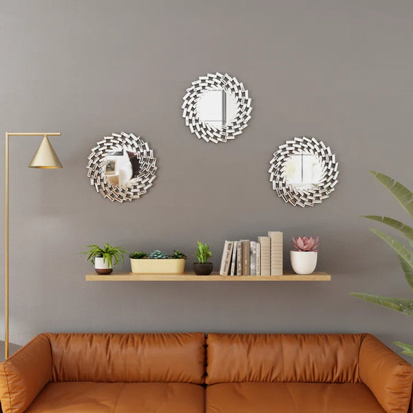 Prism Wall Mirror For Décor  Round Wall Mirror modern Wall Decorative Mirror For Living Room ,Bedroom, Entryway