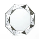 Octagonal wall mirror