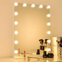 Luxvanity Hollywood Makeup Mirror –  LED Bulbs, 3 Light Colors