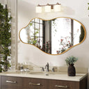 Obsidian Wave Wall Mirror