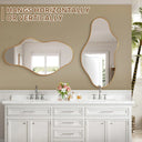 Obsidian Wave Wall Mirror