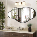 Obsidian Wave Wall Mirror