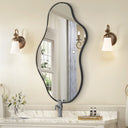 Obsidian Wave Wall Mirror