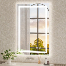 Bungalow Mercer - LED Lighted Bathroom Vanity Mirror 3 Color Dimmable Light &  Anti-fog Wall Mirror