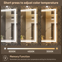 Majesta Led Mirror Three Color Dimmable Light, Defogger
