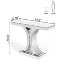 Onxy console table