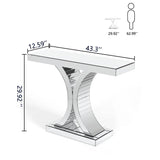 Stylish Console Table - Ideal For Bedroom , Living Rom , Décor 31.34'' H X 45.27'' W X 15.6'' D